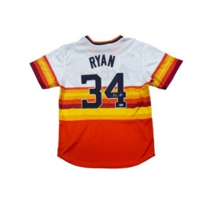 Nolan Ryan Jersey Hand Signed BAS