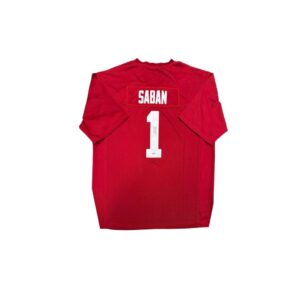 Nick Saban Jersey Hand Signed BAS