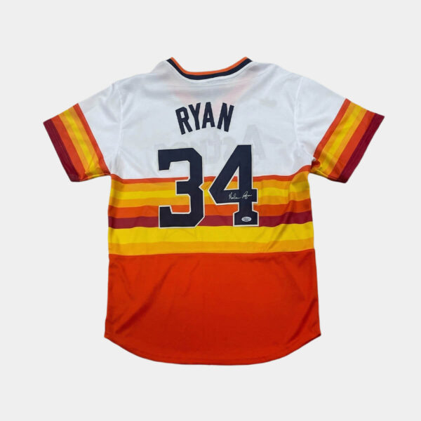 Nolan Ryan Jersey Hand Signed BAS