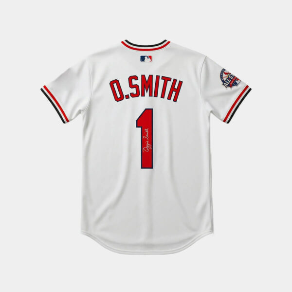 Ozzie Smith Jersey Hand Signed JSA