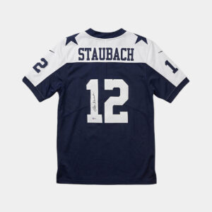 Roger Staubach Jersey Hand Signed BAS