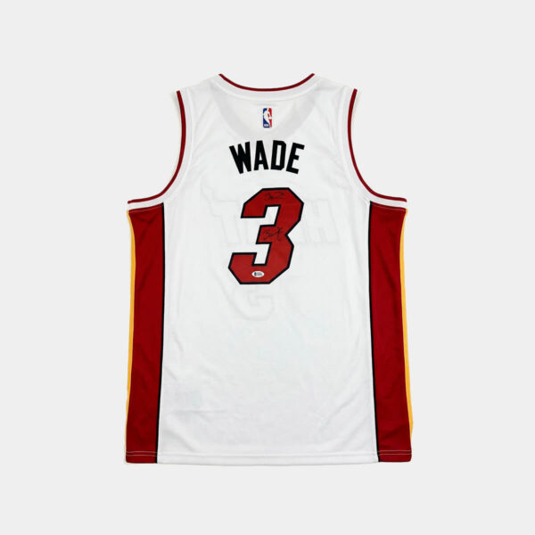 Dwyane Wade Jersey Hand Signed BAS