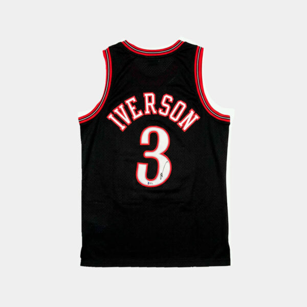 Allen Iverson Jersey Hand Signed BAS
