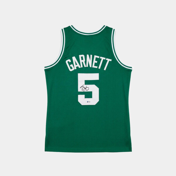 Kevin Garnett Green Jersey Hand Signed Autographed BAS