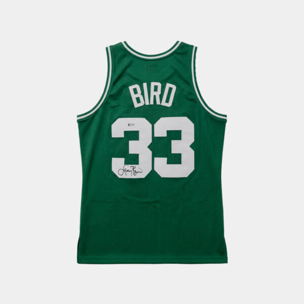 Larry Bird Jersey Hand Signed BAS