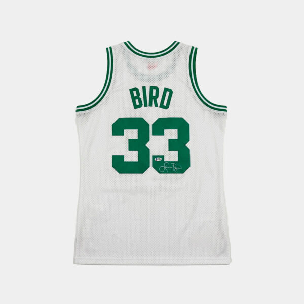 Larry Bird Jersey Hand Signed BAS