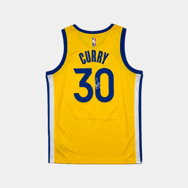 Stephen Curry Jersey Hand Signed BAS