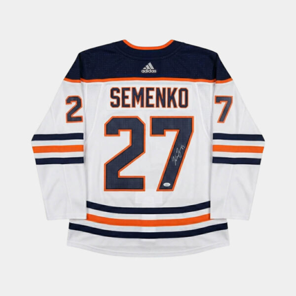 Dave Semenko Jersey Hand Signed BAS