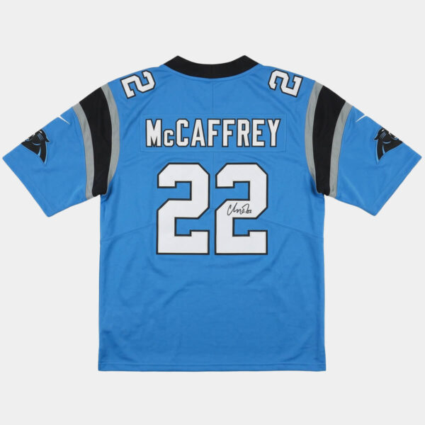 Christian McCaffrey Jersey Hand Signed BAS