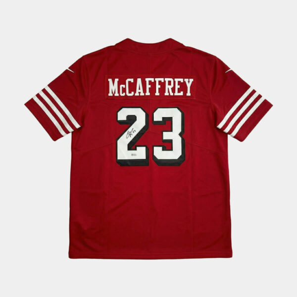 Christian McCaffrey Jersey Hand Signed BAS