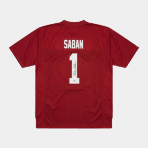 Nick Saban Jersey Hand Signed BAS