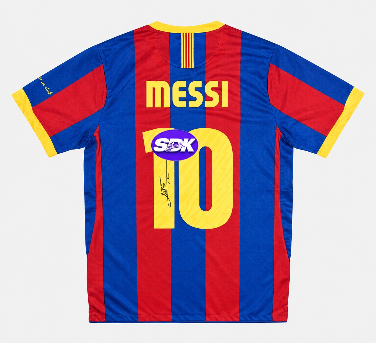 Lionel Messi Jersey Hand Signed BAS
