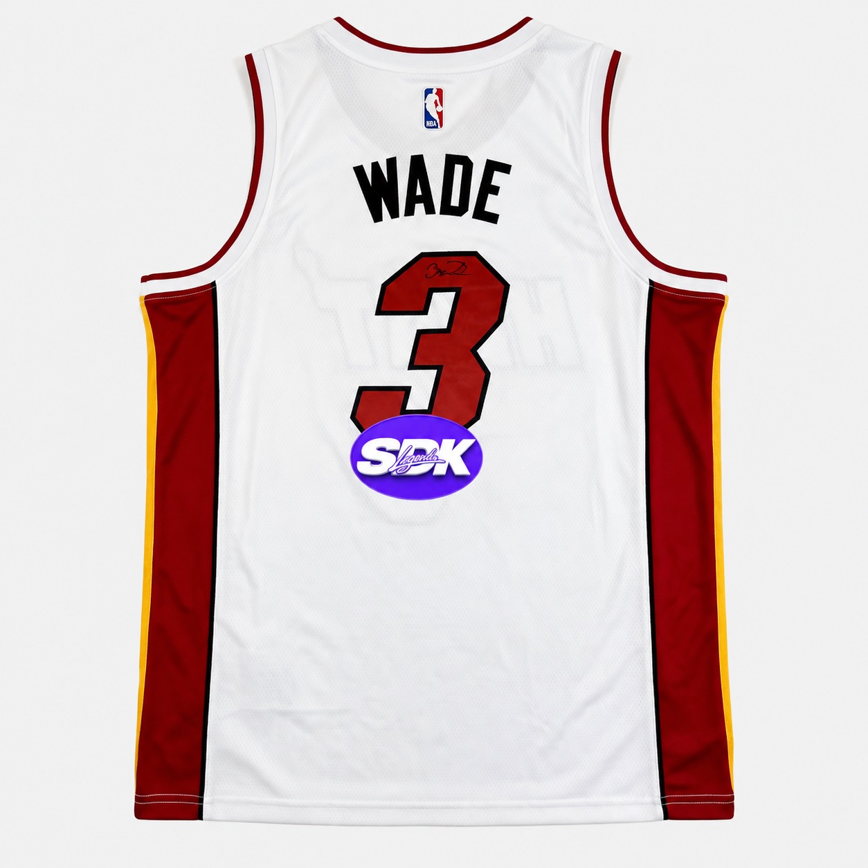 Dwyane Wade Signed Miami Heat Jersey BAS COA