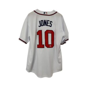 Chipper Jones Jr. Jersey Hand Signed BAS