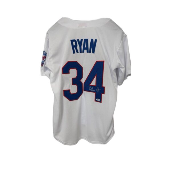 Nolan Ryan Jersey Hand Signed BAS