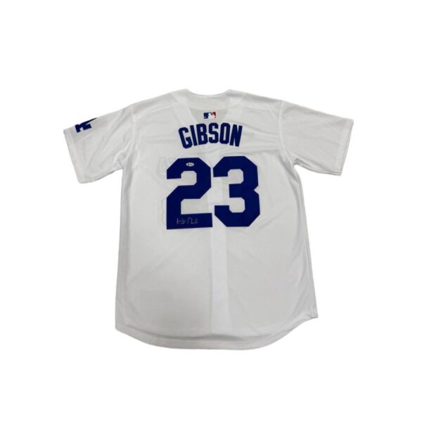 Kirk Gibson Jersey Hand Signed BAS