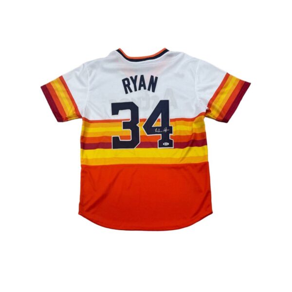 Nolan Ryan Jersey Hand Signed BAS