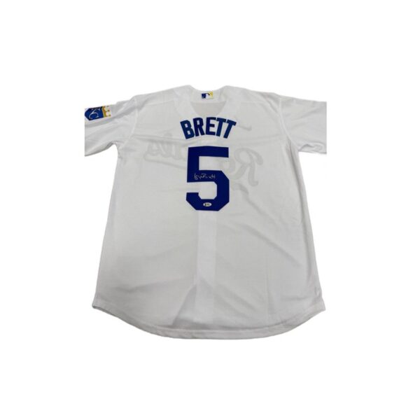 George Brett Jersey Hand Signed BAS