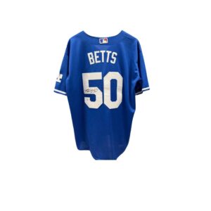 Mookie Betts  Jersey Hand Signed JSA