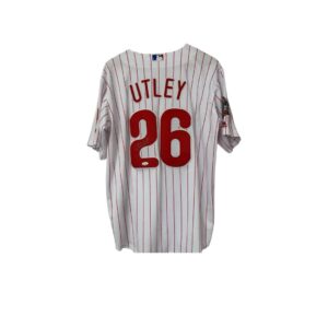 Chase Utley Jersey Hand Signed JSA