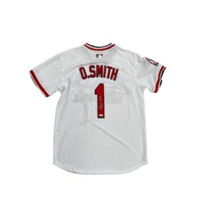 Ozzie Smith Jersey Hand Signed JSA