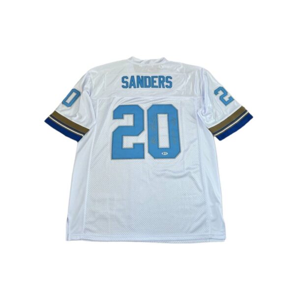 Barry Sanders Jersey Hand Signed BAS