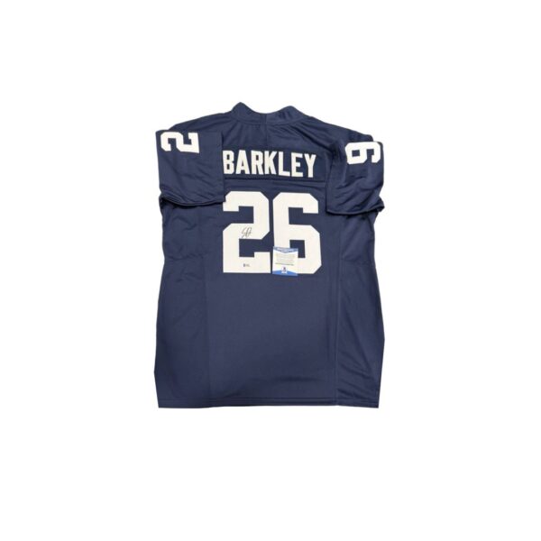 Saquon Barkley Jersey Hand Signed BAS