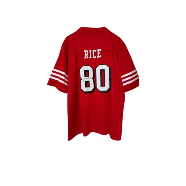 Jerry Rice Jersey Hand Signed BAS