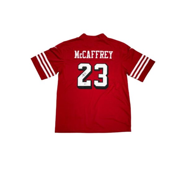 Christian McCaffrey Jersey Hand Signed BAS