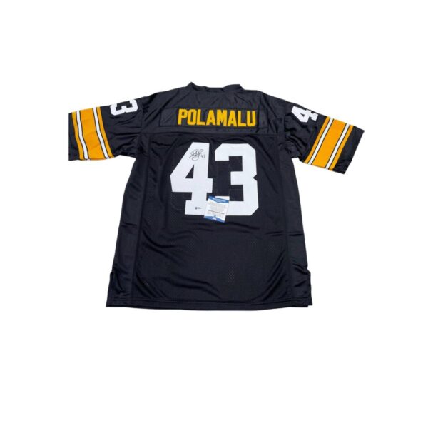 Troy Polamalu Jersey Hand Signed BAS