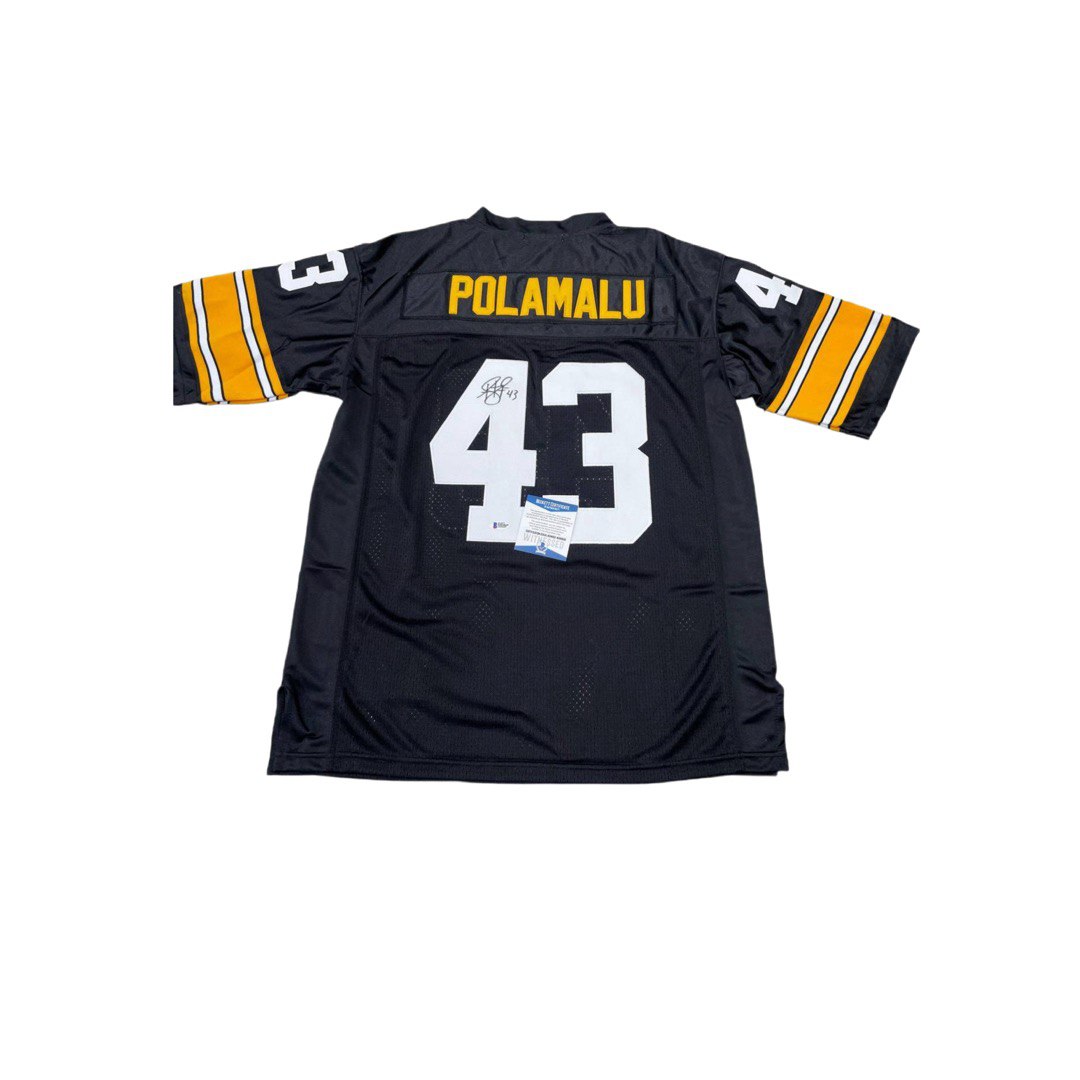 Troy Polamalu Jersey Hand Signed BAS
