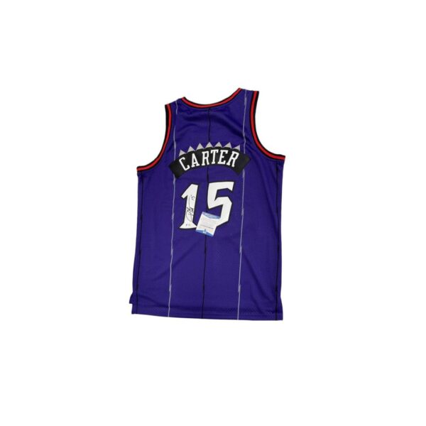 Vince Carter Jersey Hand Signed BAS