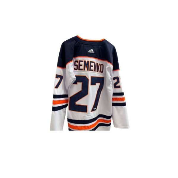 Dave Semenko Jersey Hand Signed BAS