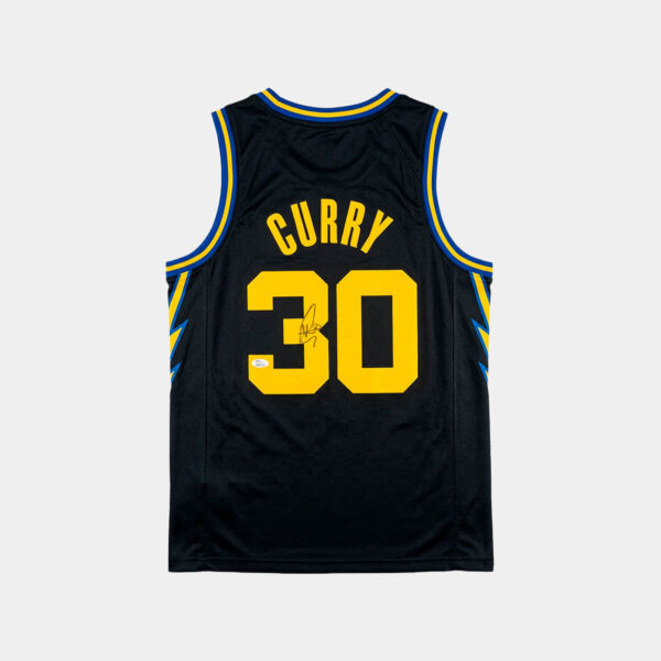 Stephen Curry Jersey Hand Signed JSA