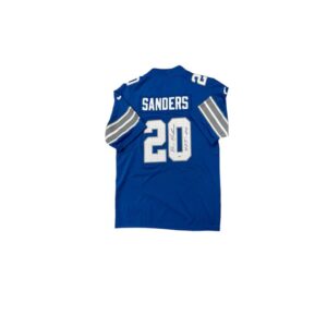 Barry Sanders Jersey Hand Signed BAS