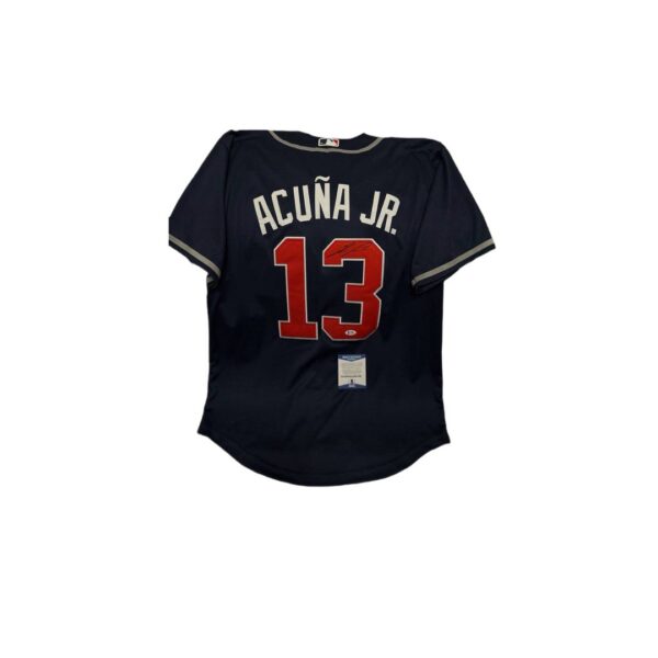 Ronald Acuna Jr. Jersey Hand Signed  BAS