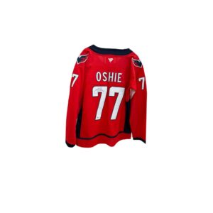 T. J. OSHIE Jersey Hand Signed BAS
