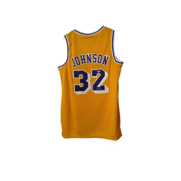 Magic Johnson Jersey Hand Signed BAS