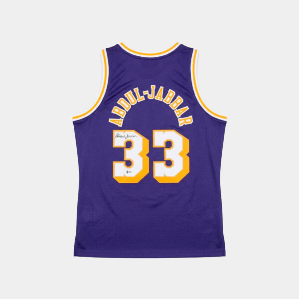 Kareem Abdul-Jabbar Jersey Hand Signed BAS