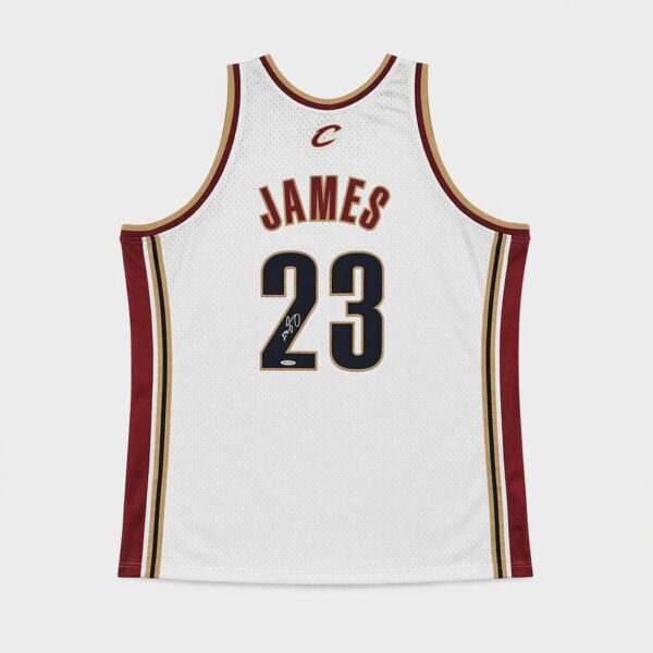 LeBron James Jersey Hand Signed Upper Deck
