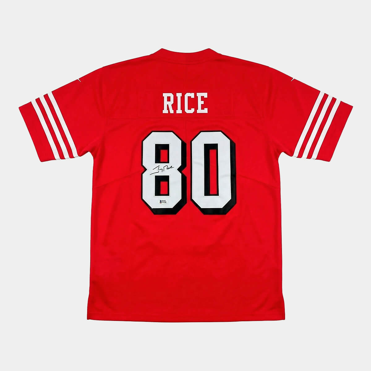 Jerry Rice Jersey Hand Signed BAS