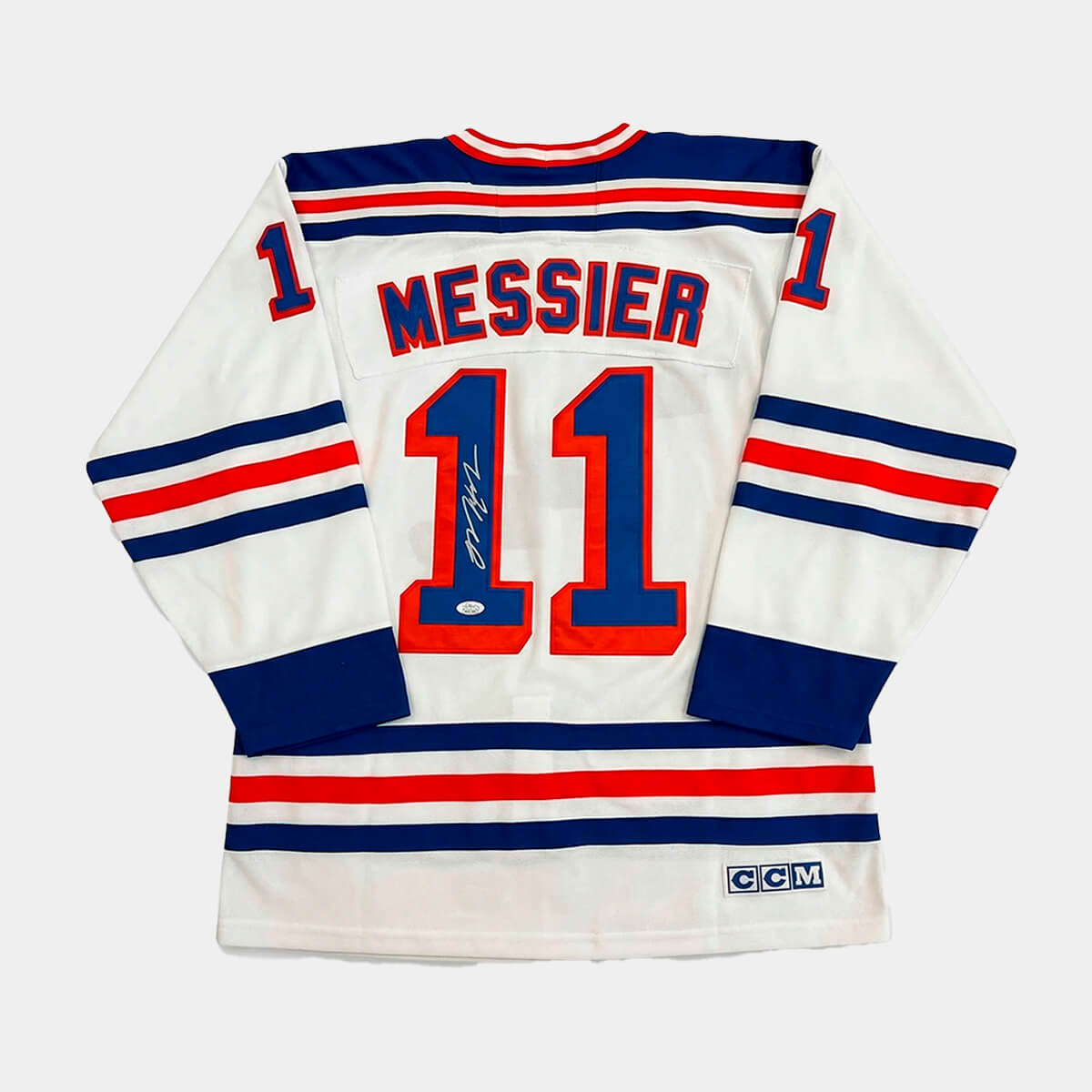 Mark Messier Jersey Hand Signed JSA