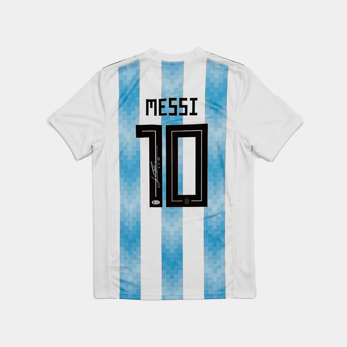 Lionel Messi Jersey Hand Signed BAS