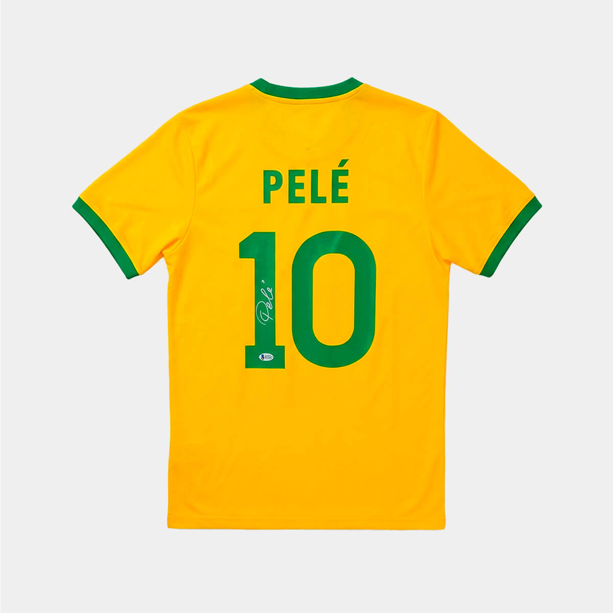 Pele Jersey Hand Signed BAS