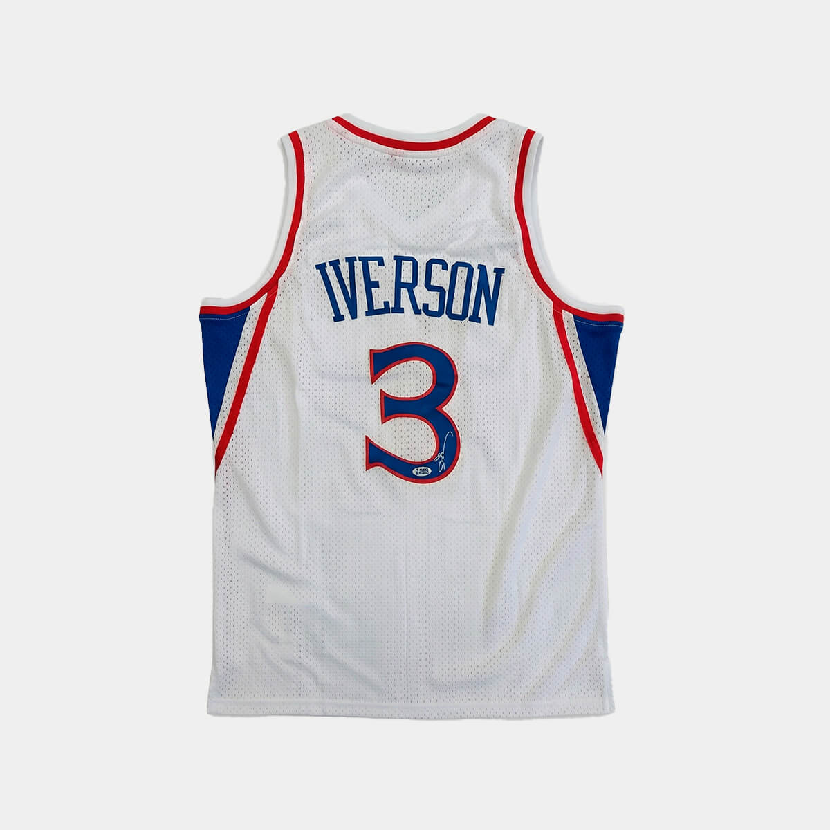 Allen Iverson Jersey Hand Signed BAS