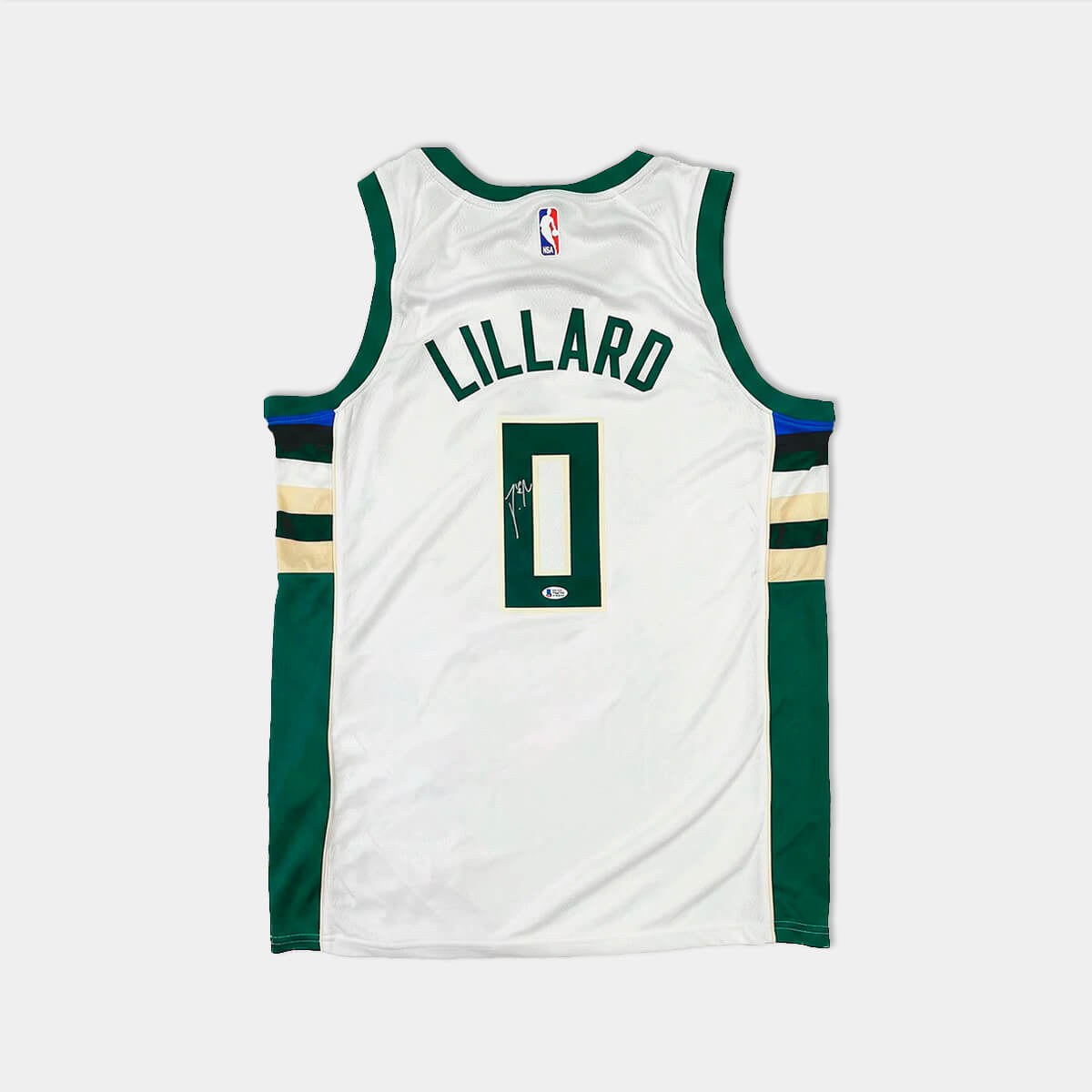 Damian Lillard Jersey Hand Signed BAS