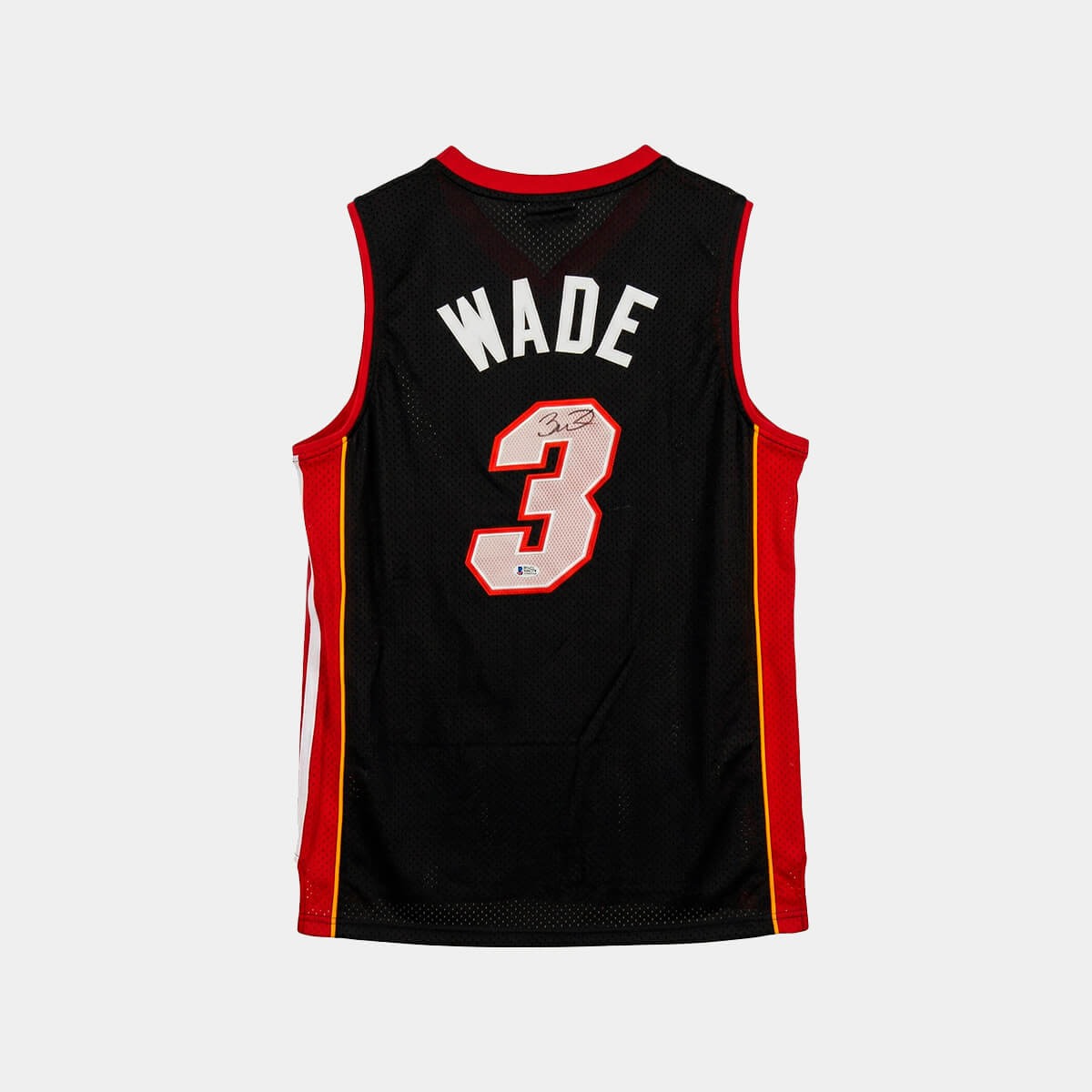 Dwyane Wade Hand Signed Jersey BAS