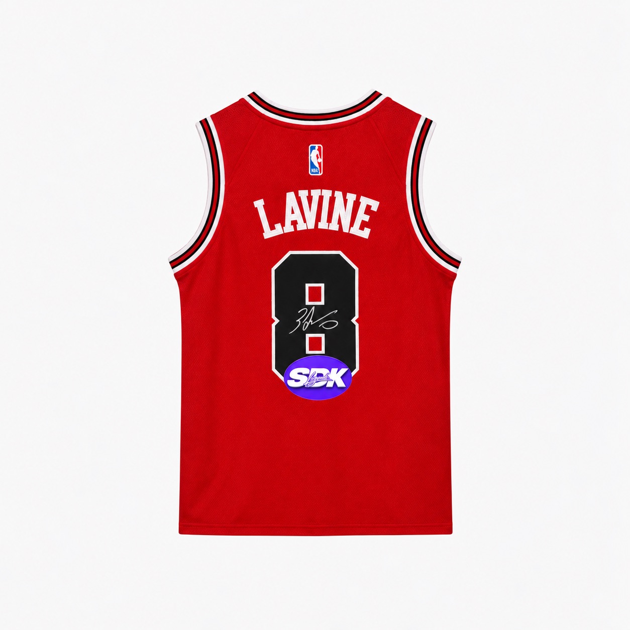 Zach LaVine Signed Chicago Bulls Jersey BAS COA