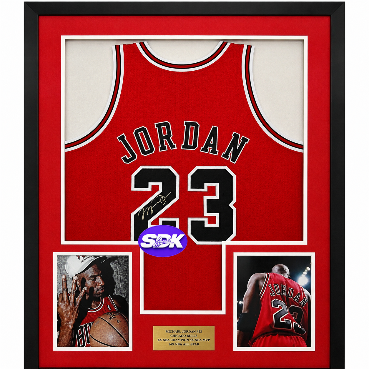 Michael Jordan Signed Chicago Bulls Jersey UDA COA