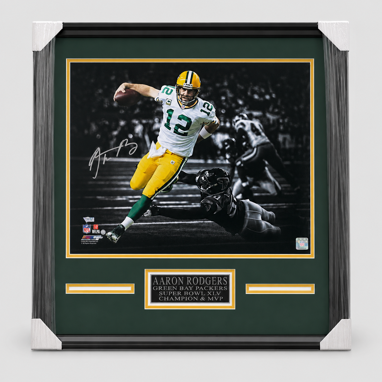 Aaron Rodgers Green Bay Packers Signed Autographed Framed 16x20 Photo Fanatics